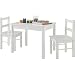 Ameriwood Home Hazel Kid's Table and Chairs Set, White