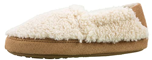 IZOD Ladies Yara Sherpa Fleece A-Line Slipper, Ivory Size Medium to Large (Womens 5-6 to 11-12)3