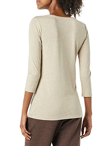 Amazon Essentials Womens Regular-Fit 3/4 Sleeve V-Neck T-Shirt (Available in Plus Size) - Image 4
