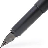 Vista 6 de JINHAO 35 - Pluma estilográfica (negro mate, punta extrafina, 0.015 in)