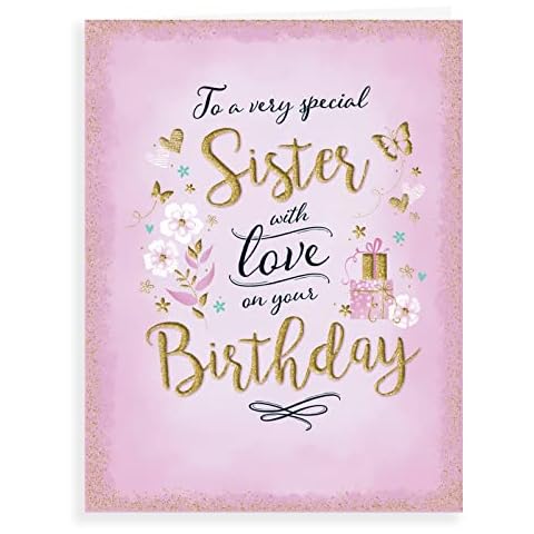 Piccadilly Greetings Birthday Card for Sister Cover