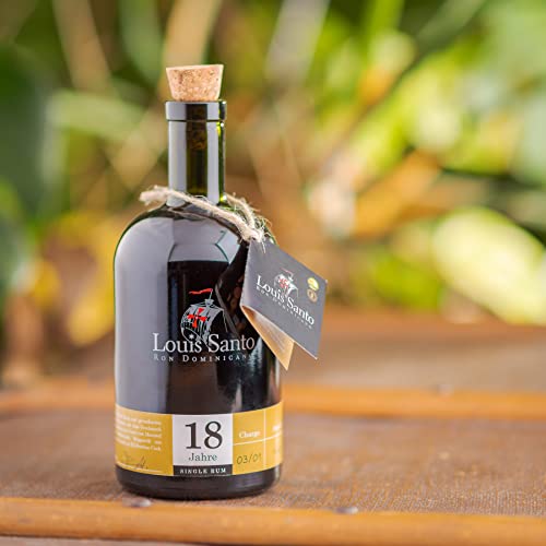 Louis Santo - Premium Single Rum 18 Jahre (44% Vol.) | Aus Zuckerrohrsaft | Doppelgold prämiert | Ohne künstl. Aromen… – Bild 4