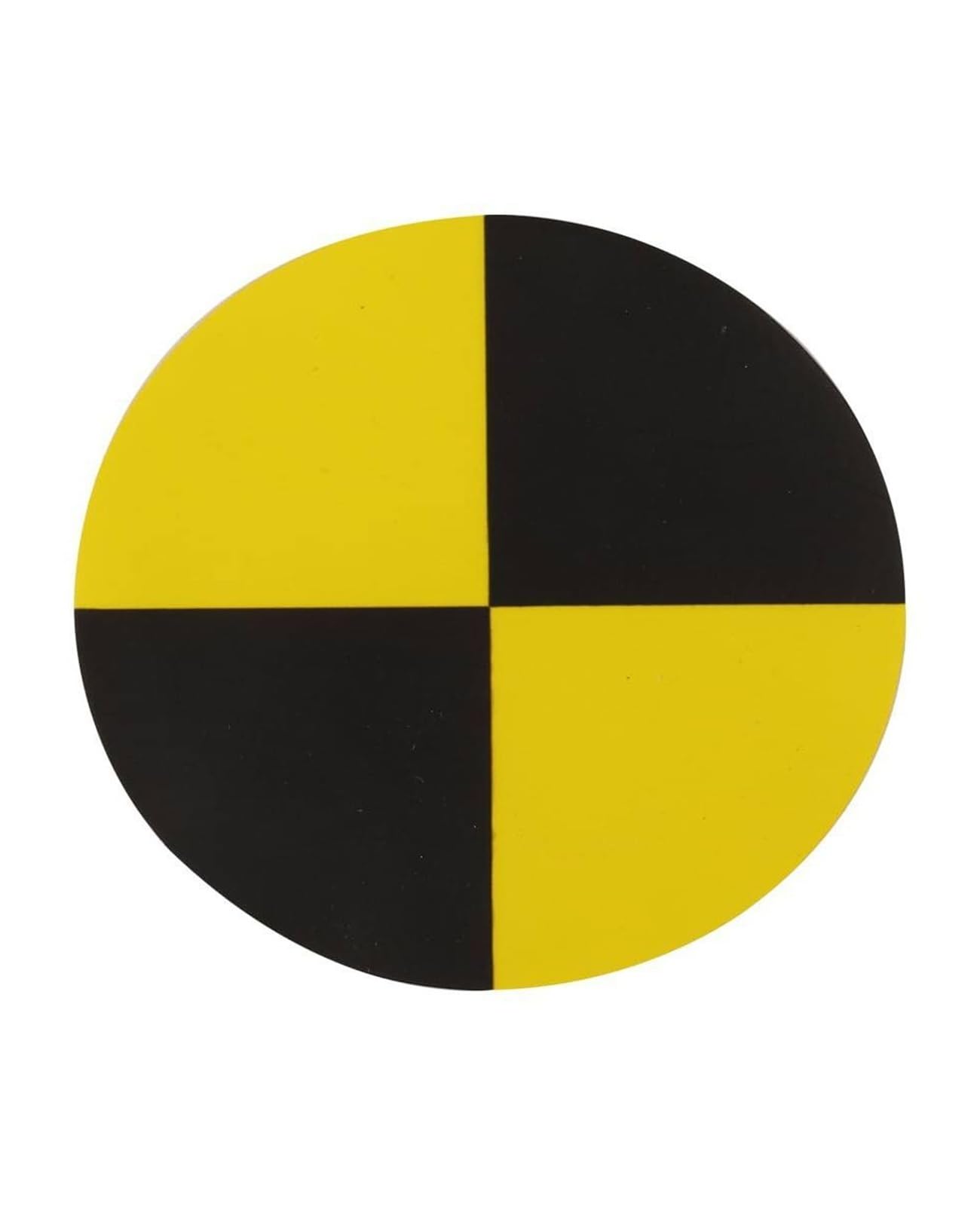 Indicatori riflettenti Adesivi Test di posizionamento Punti gialli e neri Punto di riferimento Multi-dimensione(70mm 1000pcs)