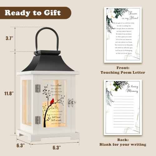 Image of Memorial Lantern, Sympathy Gifts for Loss of Loved One, Funeral Gift