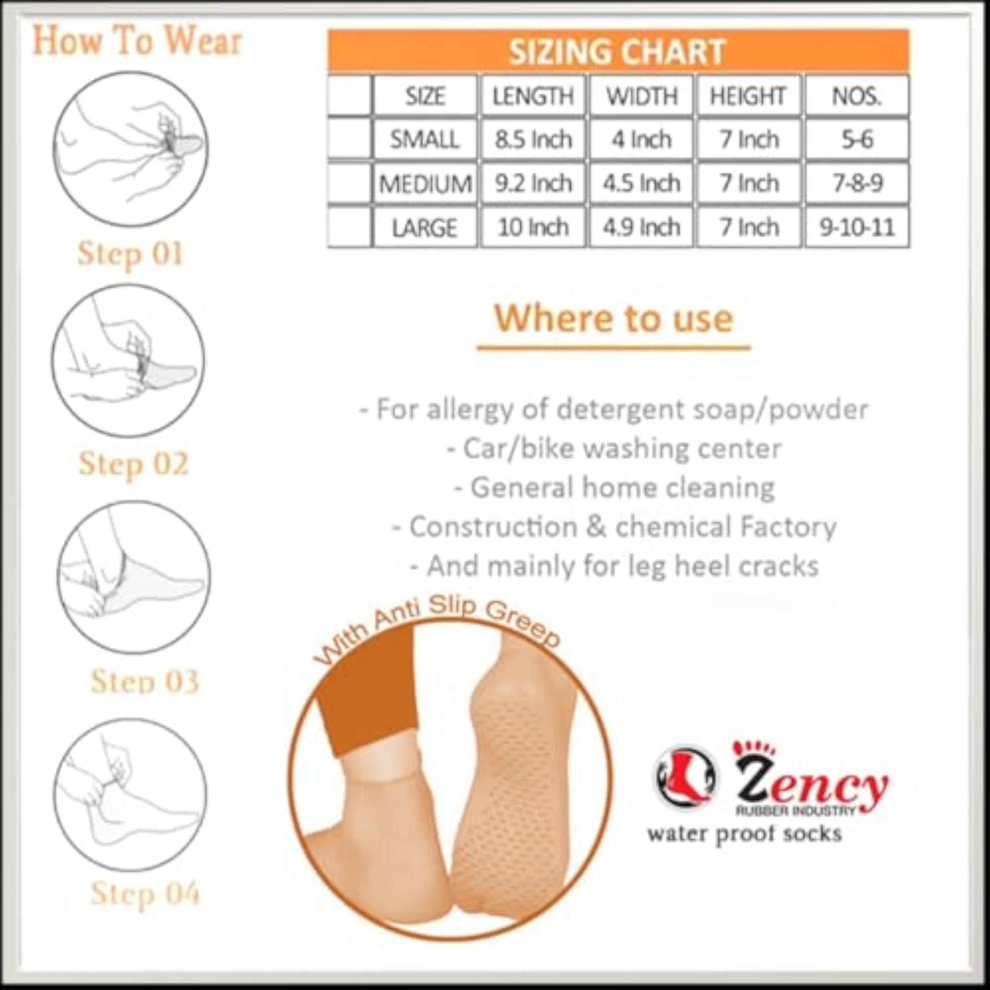Heel Cushion Gel Protectors for Foot Cracks