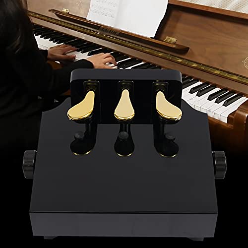 YUNRUX Piano Pedaal Extender Bank voor kinderen - pedaalverlenging in hoogte verstelbaar met 3 pedalen - leshulp accessoire zwart - Image 8
