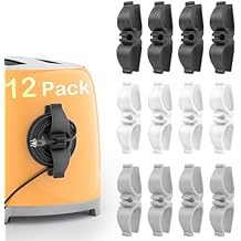 Cord Organizer for Kitchen Appliances-12 Pack, Appliance Cord Organizer Stick on, Small Kitchen Appliances Cord Keeper, Adhesive Cord Holder, Cord Winder for Pressure Cooker, Stand Mixer...