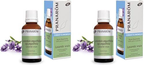 Huile essentielle lavande vraie bio Pranarôm relaxation et sommeil en lot