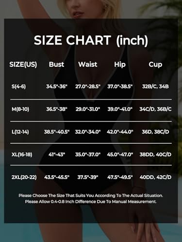 SUUKSESS Women One Piece Swimsuit Slimming Tummy Control Swimwear Deep V Neck Color Block Crisscross Back Bathing Suit 2025(Green White，Large) — view 6