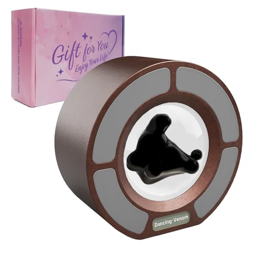 Ferrofluid Sound Visualizer Speaker with Lamp, Black