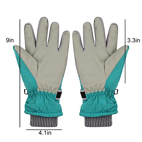 Image of RARITYUS Kids Cute Unicorn Gloves Waterproof Winter Ski Fleece Lined Snow Glove Thermal Warm Mittens for 3-9 Boys Girls