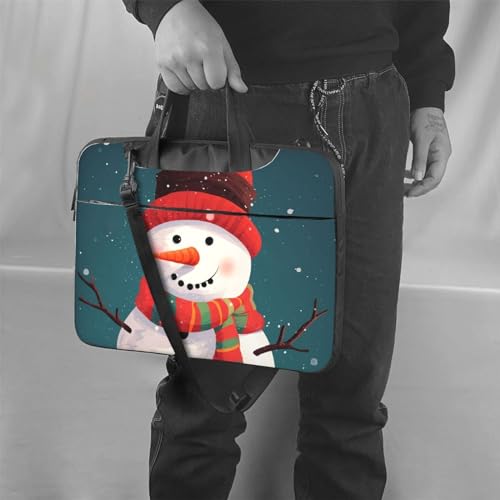 Bolso de hombro para laptop tamaño 14 pulgadas negro miniatura 6