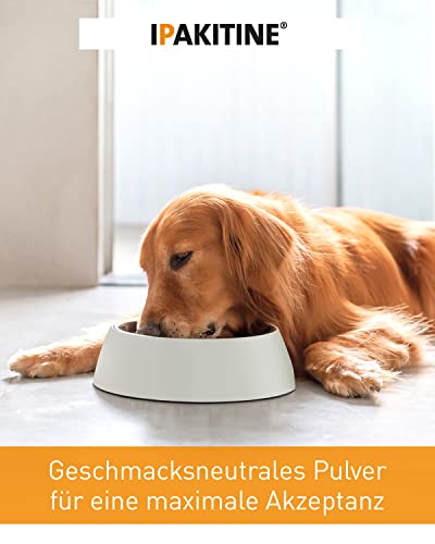 Vetoquinol Ipakitine | 300 g | Ergänzungsfuttermittel für Katzen und Hunde | Zur Unterstützung der Nieren | Bei Niereninsuffiziens | Pulver zur Einmischung in das Futter