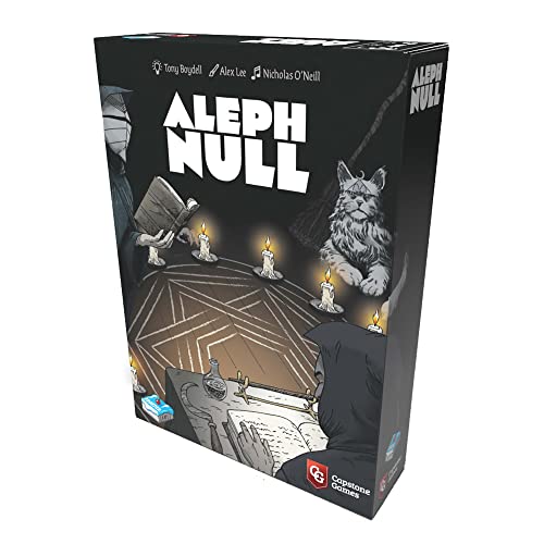 Aleph Null - Capstone Games, Single Player Card Game - Deck Deconstruction, Escalating Tension, Card Combos, & Hell Itself! Ages 14+, 1 Player, 30 Minutes