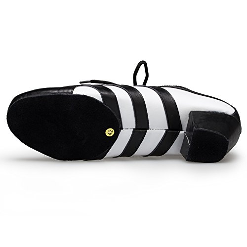 Minishion Men's TH176 Lace-up Stylish Leather Wedding Ballroom Latin Taogo Dance Shoes4