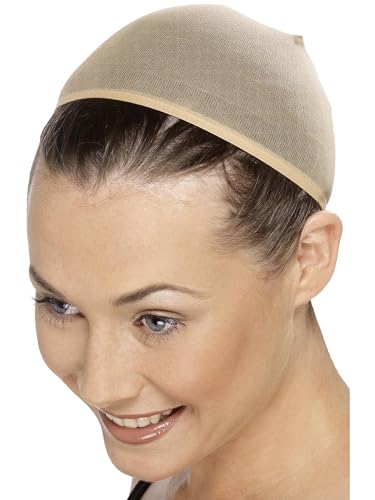 Smiffys Casquillo de Peluca, Nude, se estira para tapar el Pelo