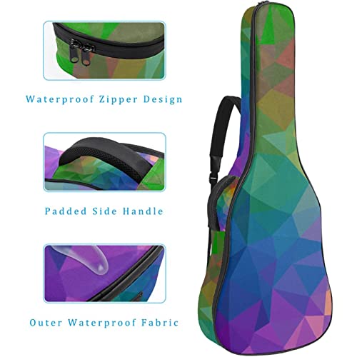 Housse de transport étanche pour guitare avec bandoulière réglable Motif cœur, Multicolore 06, 42.9×16.9×4.7 in… - Les Beatles, Paul McCartney, John Lennon, RIngo Starr, George Harrison Housse de transport étanche pour guitare avec bandoulière réglable Motif cœur, Multicolore 06, 42.9x16.9x4.7 in… – Image 5