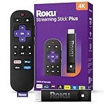 Roku® Streaming Stick™ Plus 2025 – 4K and HDR Roku Streaming Device for TV with Voice Remote – Free and live TV