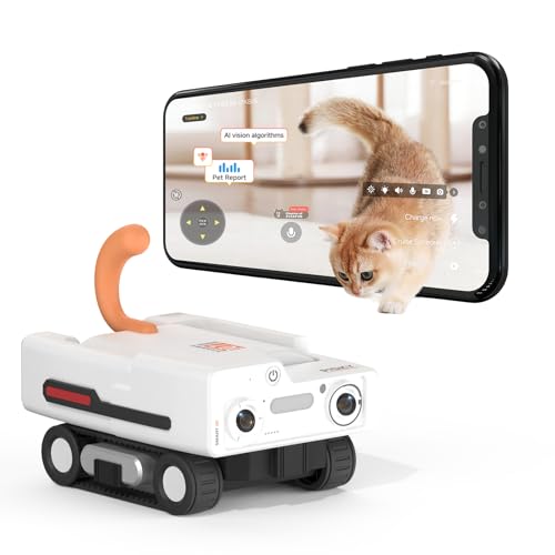 Image of A3 AI Pet Companion Robot Pet Robot Camera Automatic Pet Tracking | Plastic | Pet, Child, Security, Elderly | Auto obstacle avoidance, Auto Recharge | 2K