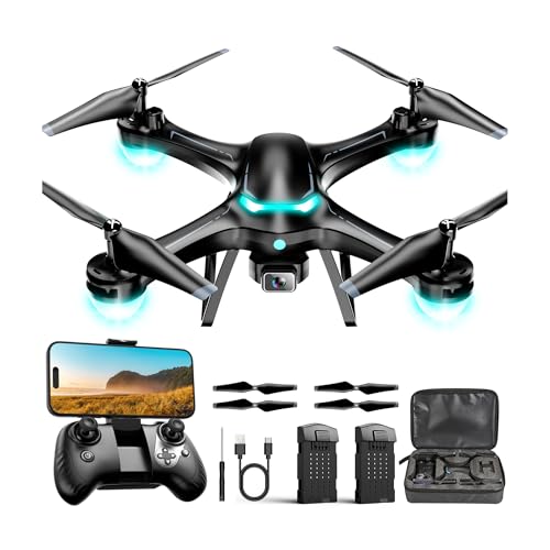 Drone with 1080P Camera, Remote Control Quadcopter with Gesture Selfie, Altitude Hold, One Key...