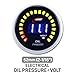 RACETECH Digital Dual Oil Pressure & Voltmeter - 145 PSI, 8~18V - 52mm 2-1/16