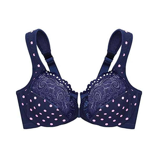 Glamorise-Womens-Plus-Size-Wonderwire-Front-Close-Bra-Underwire-1245 Glamorise Full Figure Plus Size Wonderwire Front-Closure Bra Underwire #1245