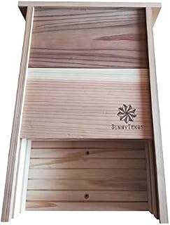 SunnyTengs Bat House 2 Chambered Shelter-Roost | Natural Insect Control - Environmentally Safe
