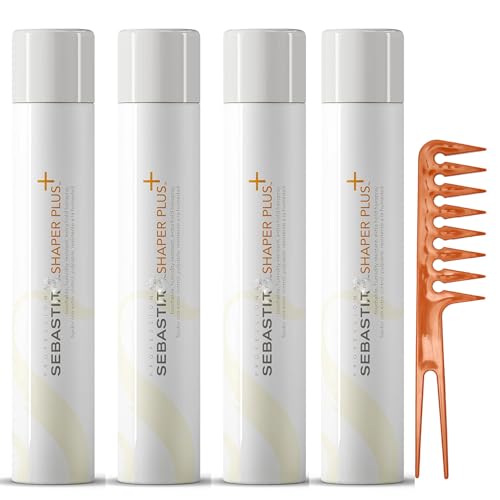 Shaper Plus - Extra Hold Hairspray - 10.6 Oz Comb Included May Very (4 Packs)