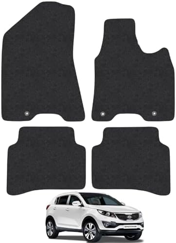KIA Sportage 2016 -2019 Stud Fixing System  -Tailored Carpet Car Mats