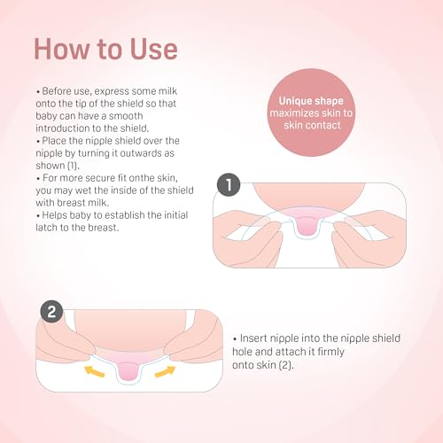 Image of Pigeon Natural Feel Silicone Nipple Shield Size S (2 Pcs) | for Nipple Diameter Below 13 mm | with Storage Case | Breastfeeding Support