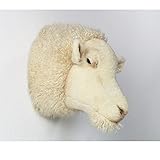 Maße: 29 cm x 25 cm x 28 cm Schaf Harry - Plüschtier als Wanddekoration im Kinderzimmer