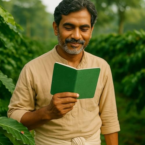 Image of 10 Pack- Coffee Husk A6 Small Notebook Diary Pocket Sized Set I 640 Lined Papers I Bulk Journal Book for Office School College