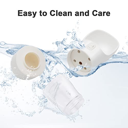 Image of Portable Dog Water Bottle with Food Container Dishwasher Safe-White | 3 IN1 Drinking Bottle for Pet Puppy Outdoor Walking Hiking Travel | Leak Proof Dog Water dispenser with Bowl BPA Free