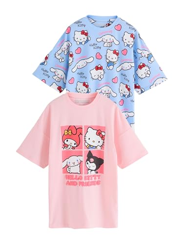 Chemises de nuit Hello Kitty NEXT fille vêtement nuit coton lot 2