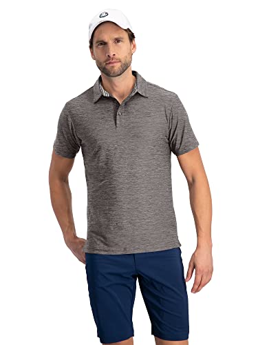 Image of Three Sixty Six Golf Shirts for Men - Dry Fit Short-Sleeve Polo, Athletic Casual Collared T-Shirt