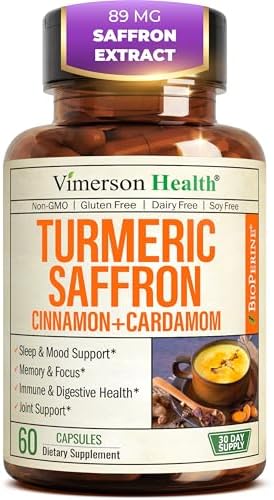 Vimerson Health Saffron with Turmeric Curcumin by Vimerson Health