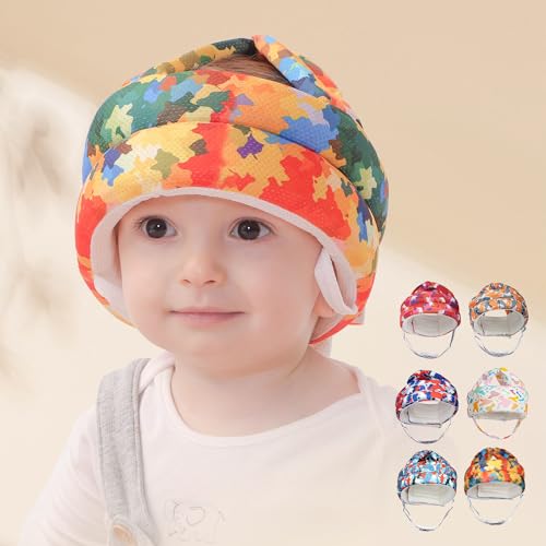 Fettwal Caschetto Primi Passi, Primi Passi Per Bambini, Casco Per Bambini, Adatto a bambini da 0.5 a 3 anni, Casco...