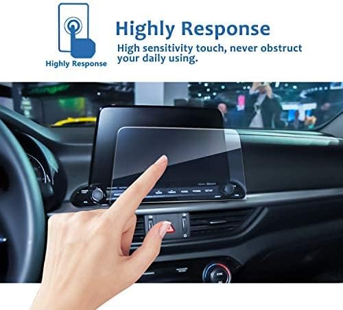 LFOTPP 2022 Forte Screen Protector [2019-2022 Ki a Forte] [2023 Ki a Forte LX LXS] 8-Inch Screen Protector 2019-2022 Ki a Forte Screen Protector 2023 Ki a Forte LX LXS 8-Inch Glass Navigation Screen Protector Infotainment 2019-2022 Forte Accessories Scratch-Resistant (NOT FOR 2023 GT-Line/GT /GT Manual)