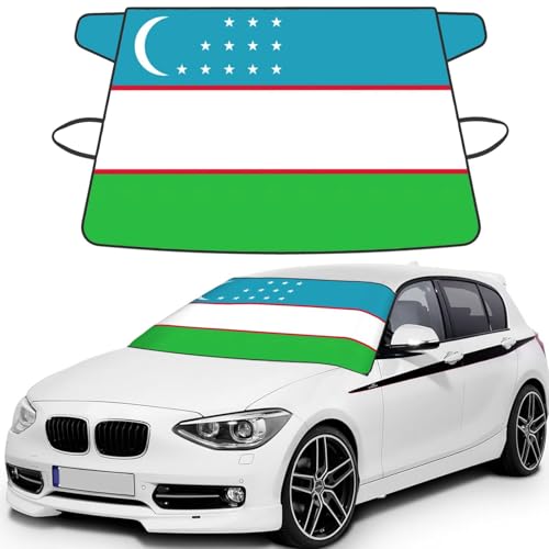 Couverture de pare-brise de voiture Ouzbékistan bâche anti-givre et neige universelle