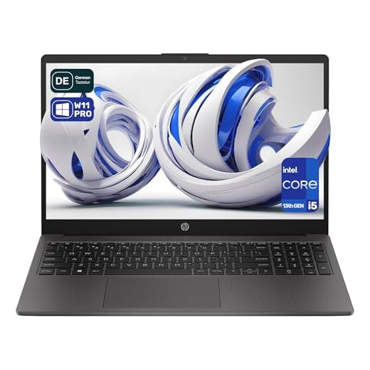 HP 250 G10 Laptop, Intel Core i5-1334U, 16 GB DDR4 RAM, 1 TB PCIe SSD, 15.6" FHD, Intel Iris Xe Graphics, QWERTZ Tastatur, Windows 11 Pro, Anthrazit