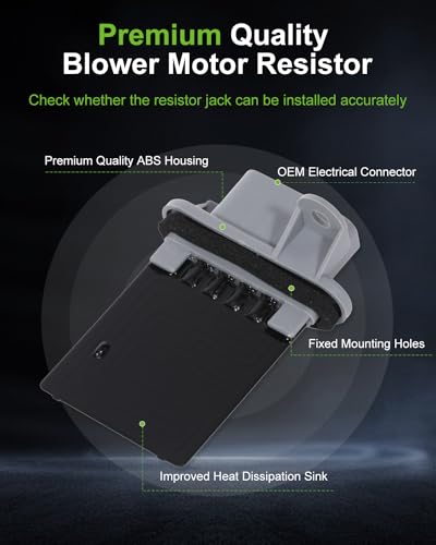 Image of Air Conditioning Heater Fan HVAC Blower Motor Resistor SCITOO Fit for 2005 Chevrolet Equinox /2002-2007 Saturn Vue