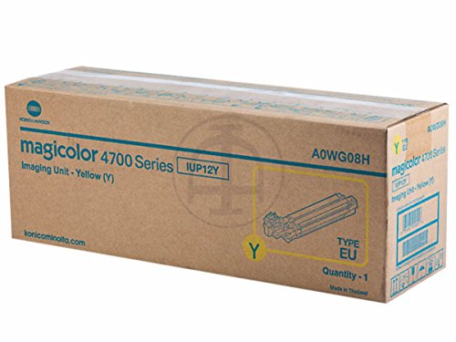 Drum kit yellow IUP-12 Y tambour original Konica Minolta A0WG08H Magicolor 4750 DN 30000 pages