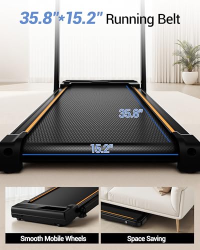 CURSOR FITNESS X5F Incline Walking Pad – 16% Incline, Quiet Brushless, 330 lb Capacity — view 8