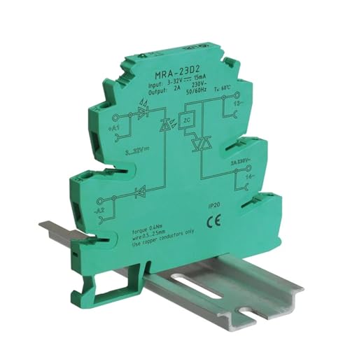 Relais à semi-conducteurs 220V mini relais modulaire SSR MRA-23D2 entrée 3-32VDC