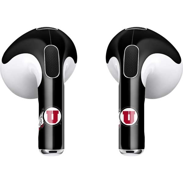 Skinit Decal Audio Skin Compatible with Apple AirPods (3rd Gen, 2021) - Officially Licensed Utah Utes Logo Design