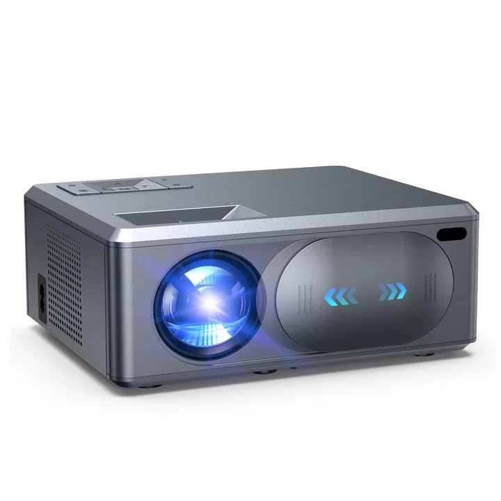 [Electric Focus] 4K Projector with 5G WiFi and Bluetooth, 15000L Outdoor Movie Projector, JOWLURK Projector, Home Mini Theater Portable Projector for iPhone/TV/Android Stick/HDMI/USB/PS5/Laptop/DVD