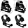8 Pack Clip Universal de Plástico para Snorkel de Buceo, Sujetador de Tubo, Silicona, Accesorios de Repuesto miniatura 2