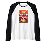 Photo Gallery souvenir vintage scenico del parco nazionale della california redwood maglia con maniche raglan Photo Gallery souvenir vintage scenico del parco nazionale della california redwood maglia con maniche raglan