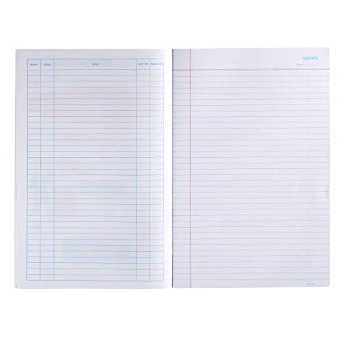 Image of Apsara Mahabar(foolscap) Longbook | 33 CM x 21 CM Approx - Pages 104 | Single Line Notebook | GSM 56 |Use For School,College Student & Professionals | Covers May Differ | Pack of 12 Books