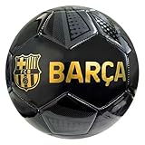Icon Sports Barcelona PVC Soccer Ball Adult FCB95BL-K5 Pop Art Black 5